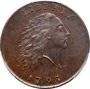 1793 Large Cent obverse