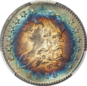 Rare 1815 B-1 Quarter from ‘Colonel’ Green’s Collection at Heritage’s US Coins Auction